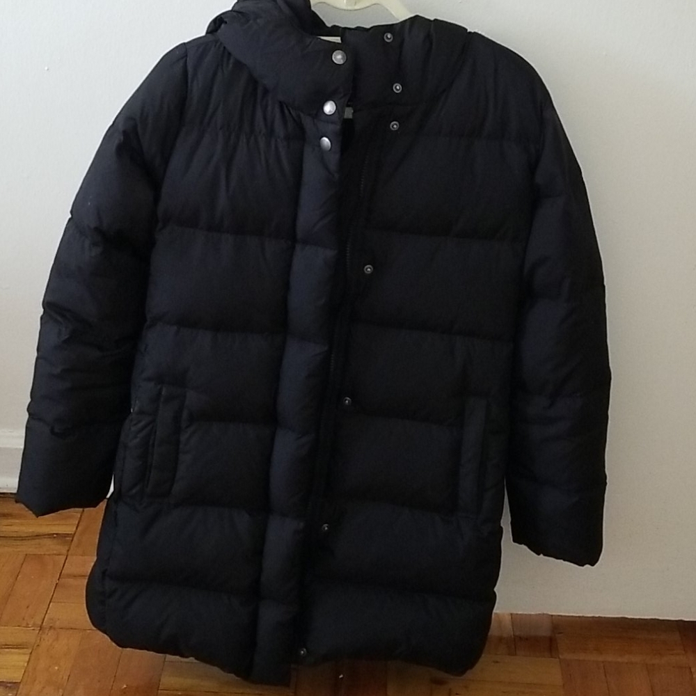Long puffer coat for girl